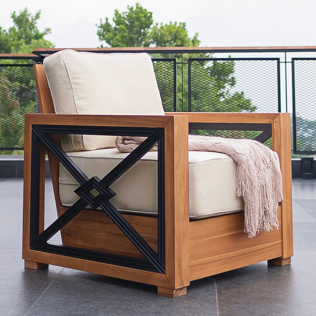 Cambridge Casual Provence Modern Teak Outdoor Club Chair