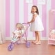 preview thumbnail 2 of 6, Olivia's Little World - Magical Dreamland Baby Doll Jogging Stroller - Iridescent color
