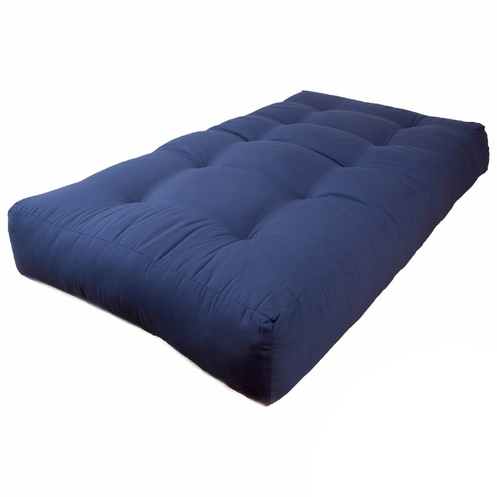 7-inch Thick Twill Futon Mattress (Twin, Full, or Queen)