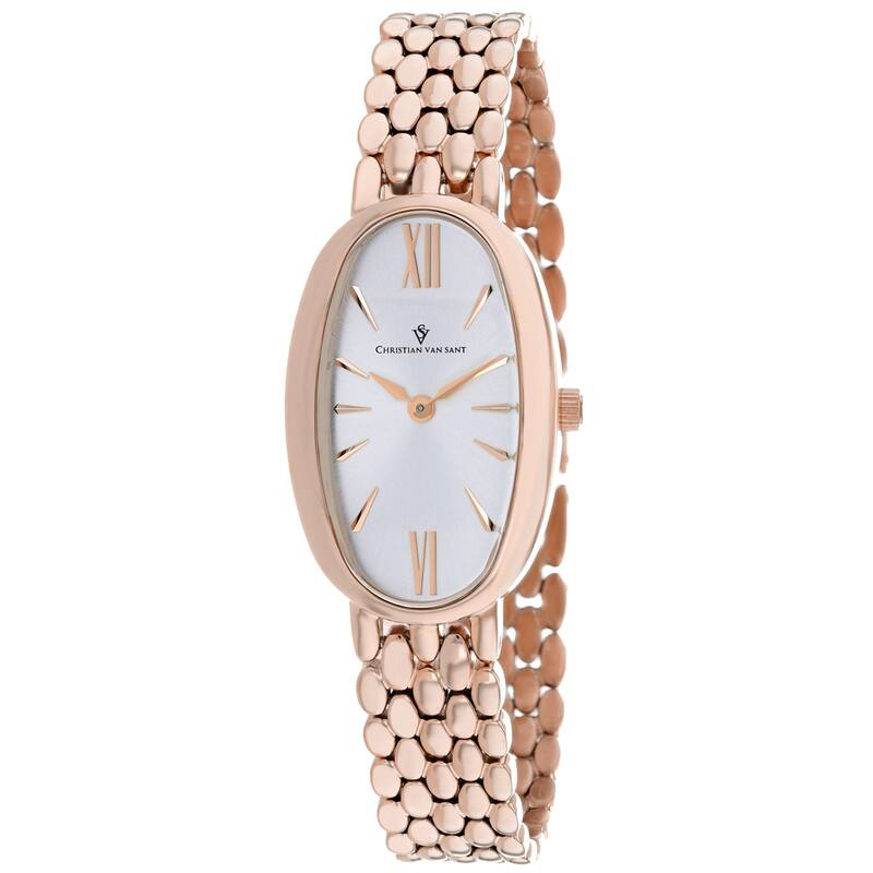 Christian Van Sant Women's Lucia Silver Dial Watch - CV1815 - 6 (36)