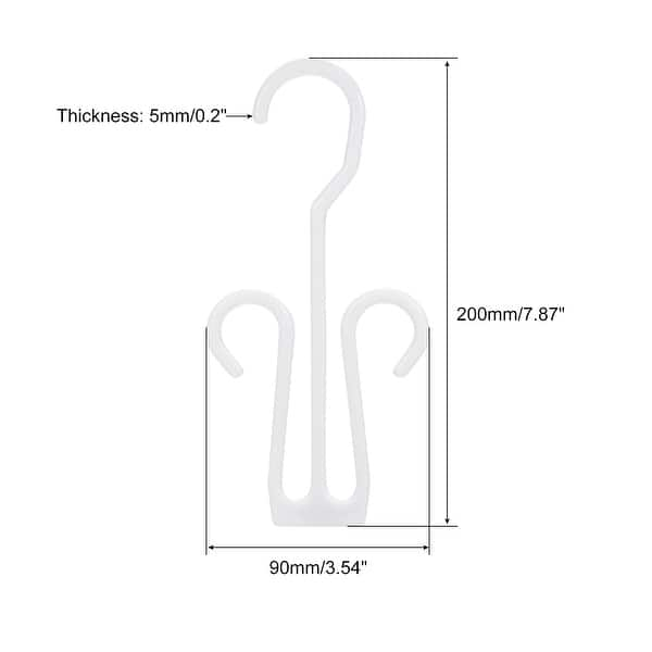 Shoe Hanging Hooks, 200mmx90mm PP Shoes Holder Storage Organizer 4Pcs ...