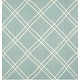 preview thumbnail 67 of 70, SAFAVIEH Handmade Flatweave Dhurries Tara Moroccan Wool Rug 6' Square - Light Blue/Ivory