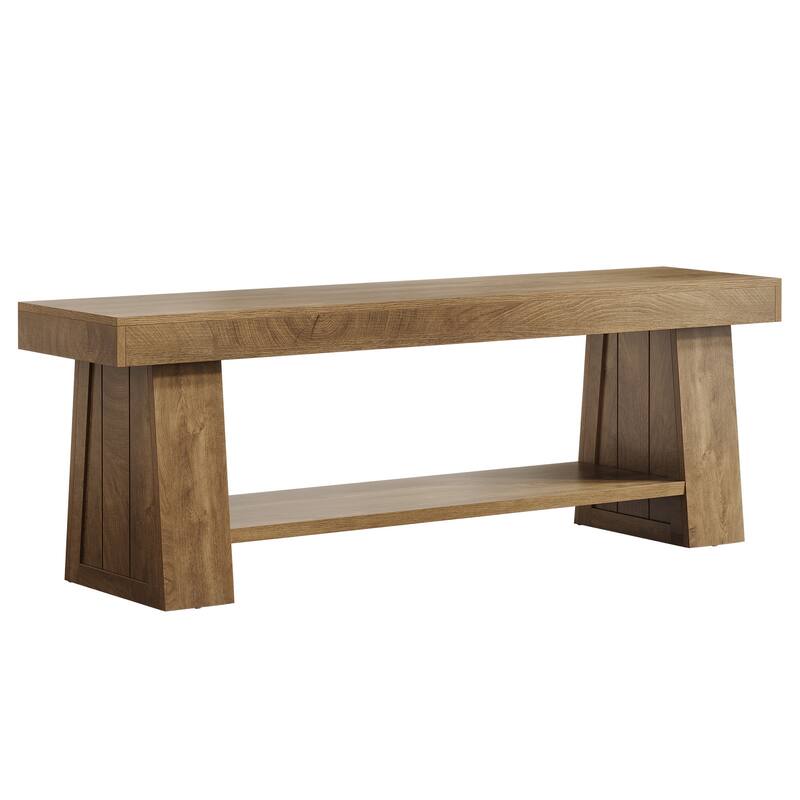 63" TV Stand for TVs up to 75 Inch, Entertainment Center with Storage Shelves, Media Television Stands for Living Room, Bedroom