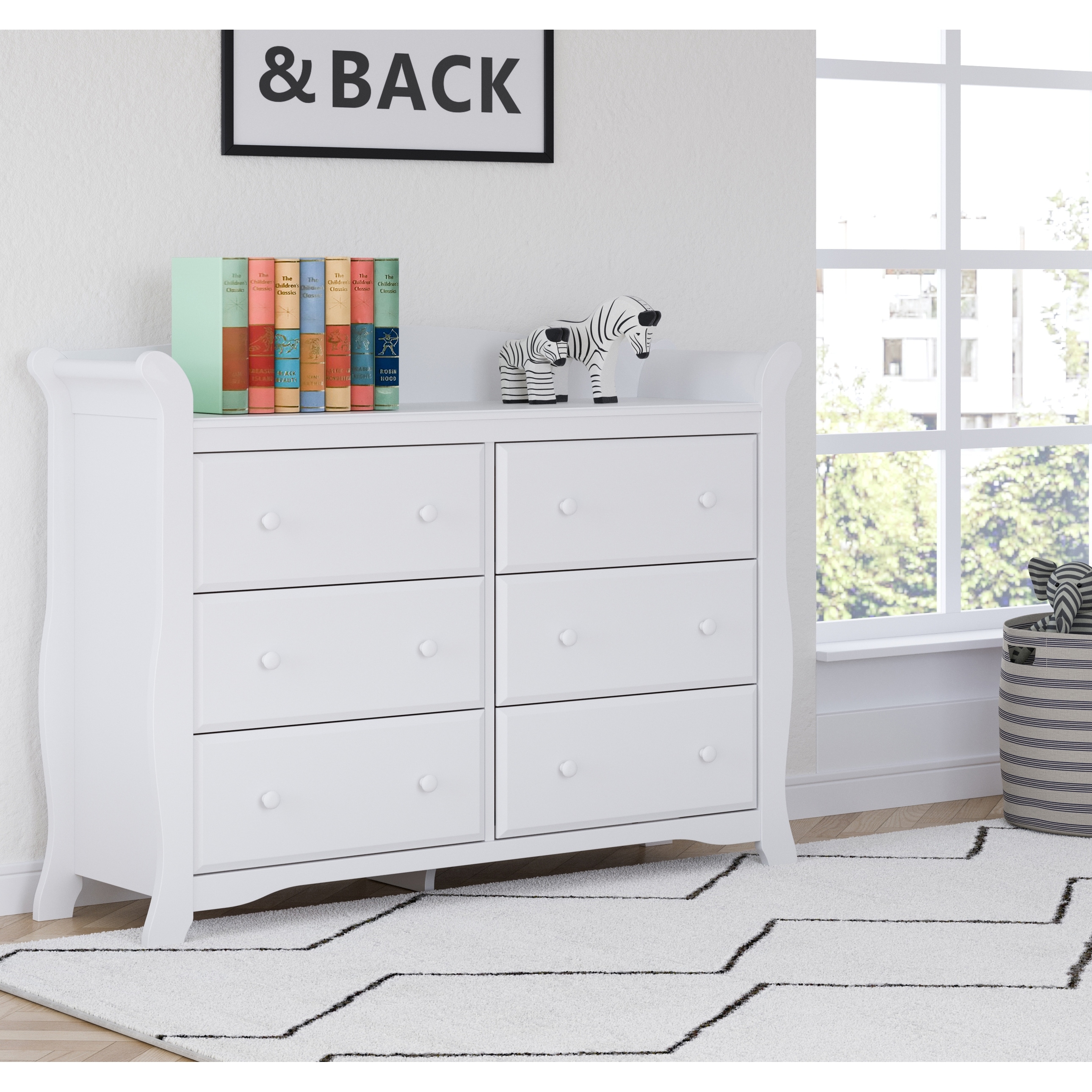 Storkcraft avalon 6 drawer best sale dresser