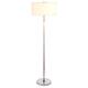 Silver Orchid Gotho Pedestal Contemporary Floor Lamp