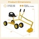 preview thumbnail 5 of 18, Gymax Sand Digger for Kids w/2-Handed Controls Flexible Shovel 360°