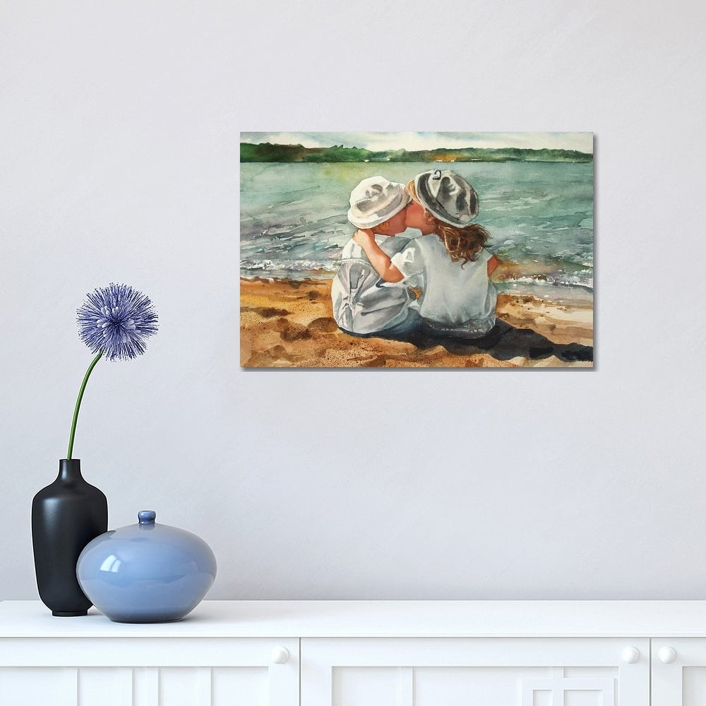 iCanvas "Beach Kisses" by Judith Stein Canvas Print