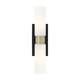 Option Striped White / Black Antique Brass