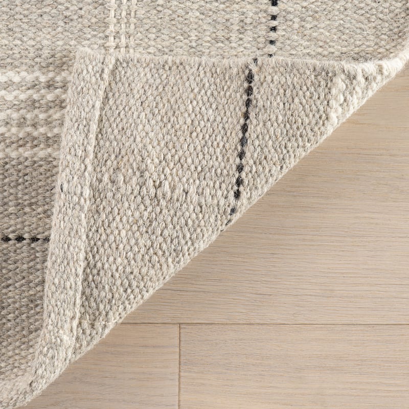 Nate Berkus Downing Plaid Wool Cozy Area Rug