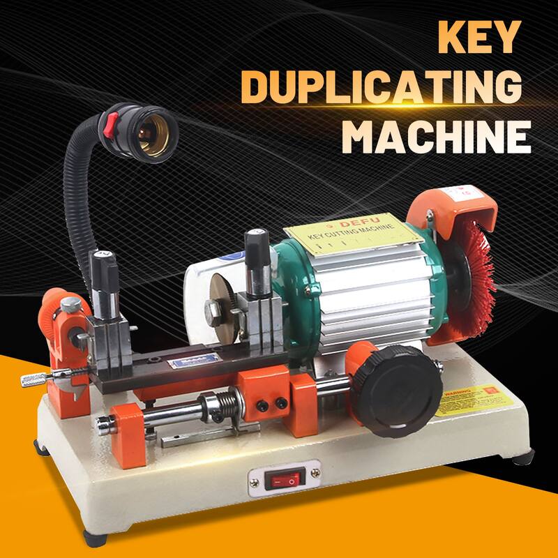 DoCred Key Cutting Machine, Professional Key Duplicator with Brush