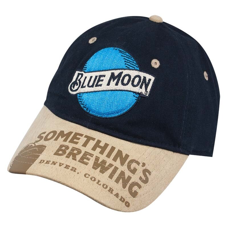 Shop Men S Authentic Baseball Hat Blue Moon Beer Logo Cap Adjustable Navy Overstock 27036391