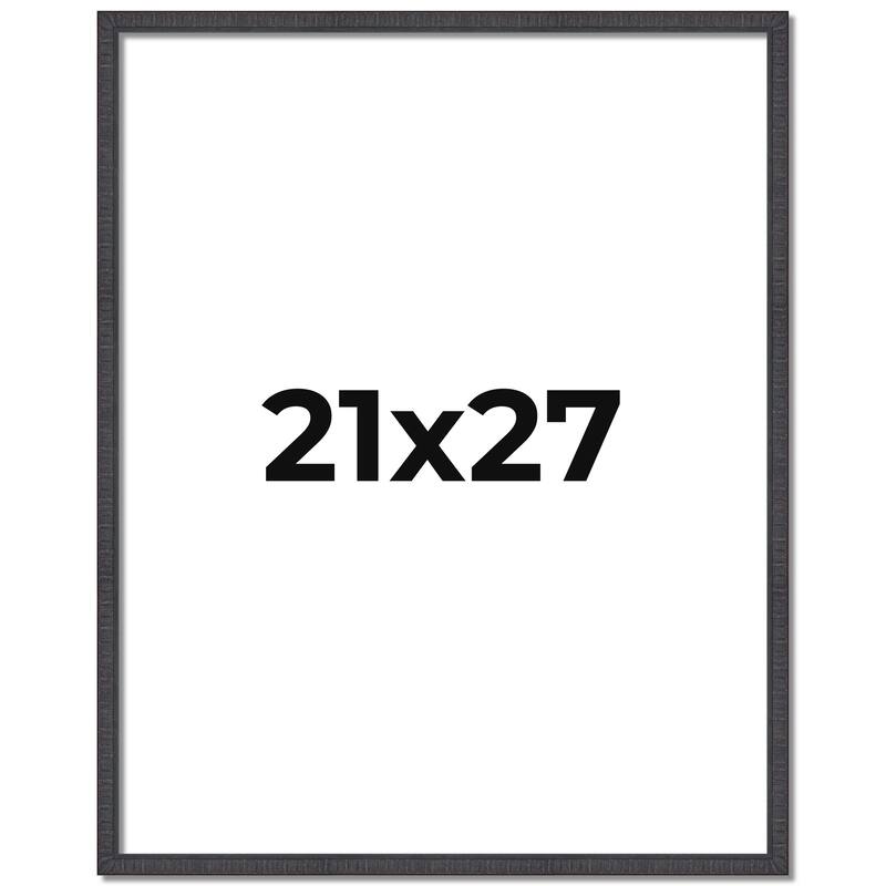 21x27 Frame Brown Picture Frame - Complete Modern Photo Frame Includes