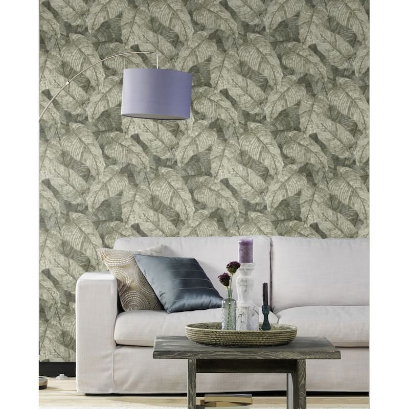 Rasch Galner Moss Leaves Wallpaper
