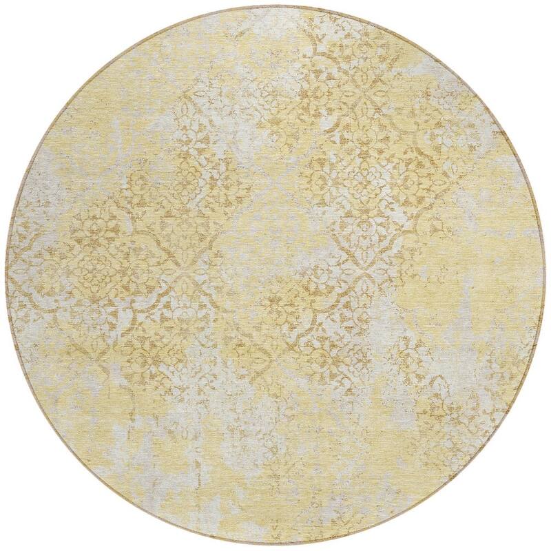 HomeRoots Floral Transitional Rectangle Outdoor Rug