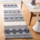 preview thumbnail 40 of 71, SAFAVIEH Handmade Natura Annedorte Wool Rug 2'3" x 10' Runner - Navy/Ivory - Runner