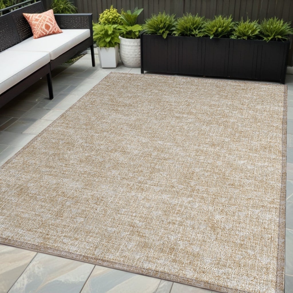 Hari Abstract Shapes Weather Resistant Classic Meets Modern Outdoor Rug