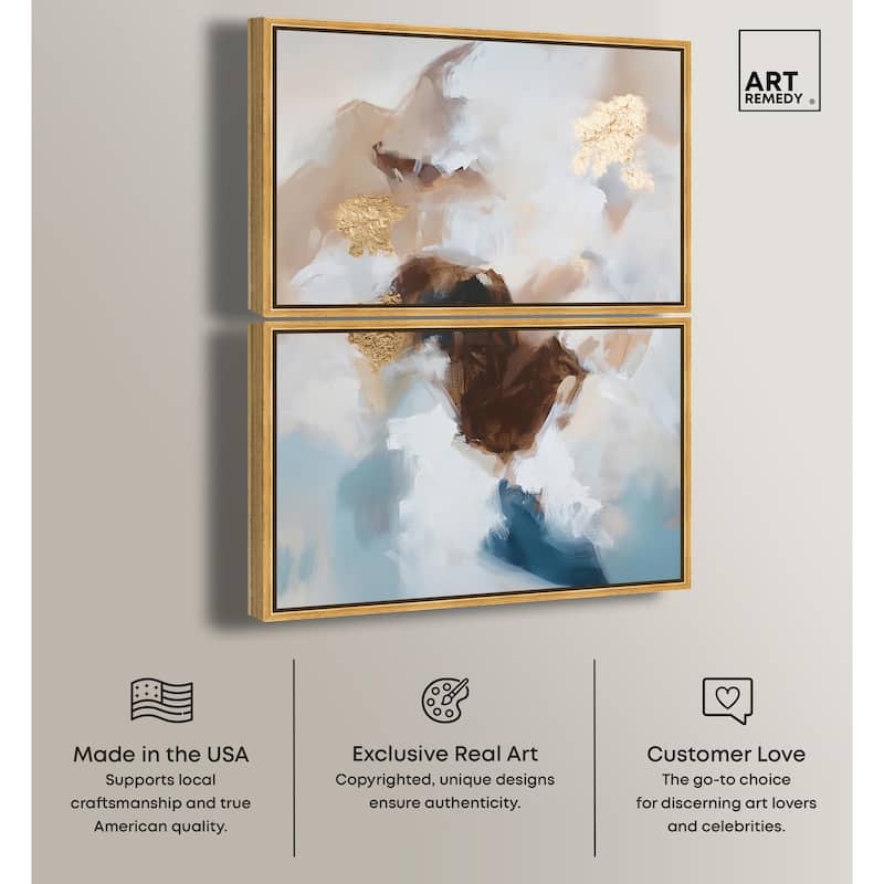 Earth's Palette I Canvas Set of 2 by Art Remedy