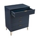 preview thumbnail 57 of 68, Manhattan Comfort Dumbo Modern 5-Drawer Tall Dresser.