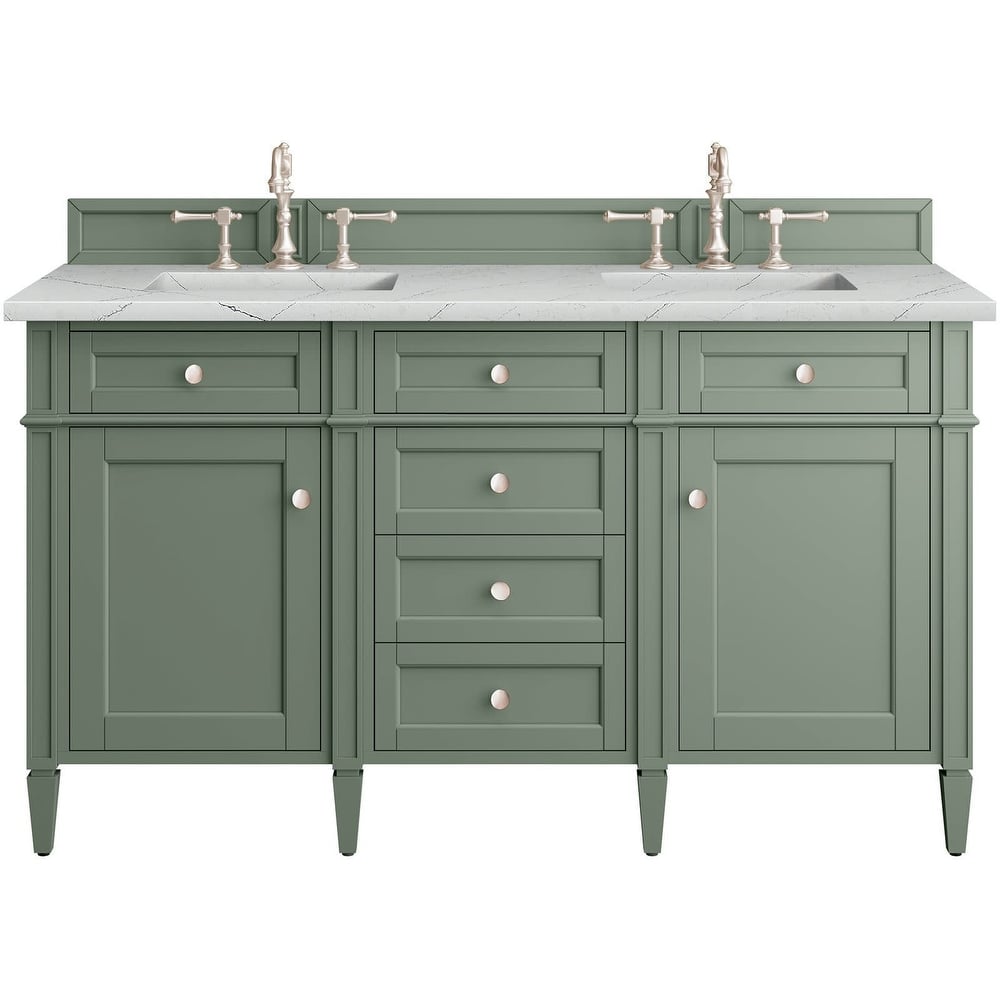 James Martin Vanities 650-V60D-FENC Brittany 60" Free Standing Double