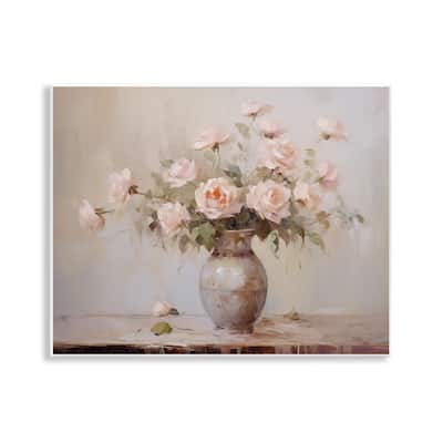 Stupell Romantic Bouquet of Roses Wall Plaque Art Design By Arlington Prints