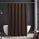 preview thumbnail 4 of 130, Fabric Water Repellent Shower Curtain Liner 72"Wx72"L - Chocolate