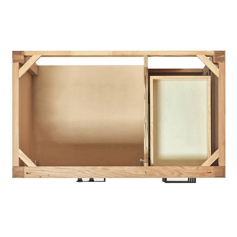 Ariel A036SLCQOVO Cambridge 36" Free Standing Single Basin Vanity Set