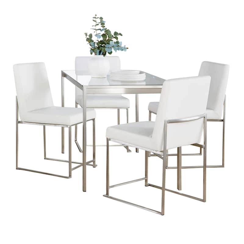 Strick & Bolton Forrest High Back 5-Piece Dining Set