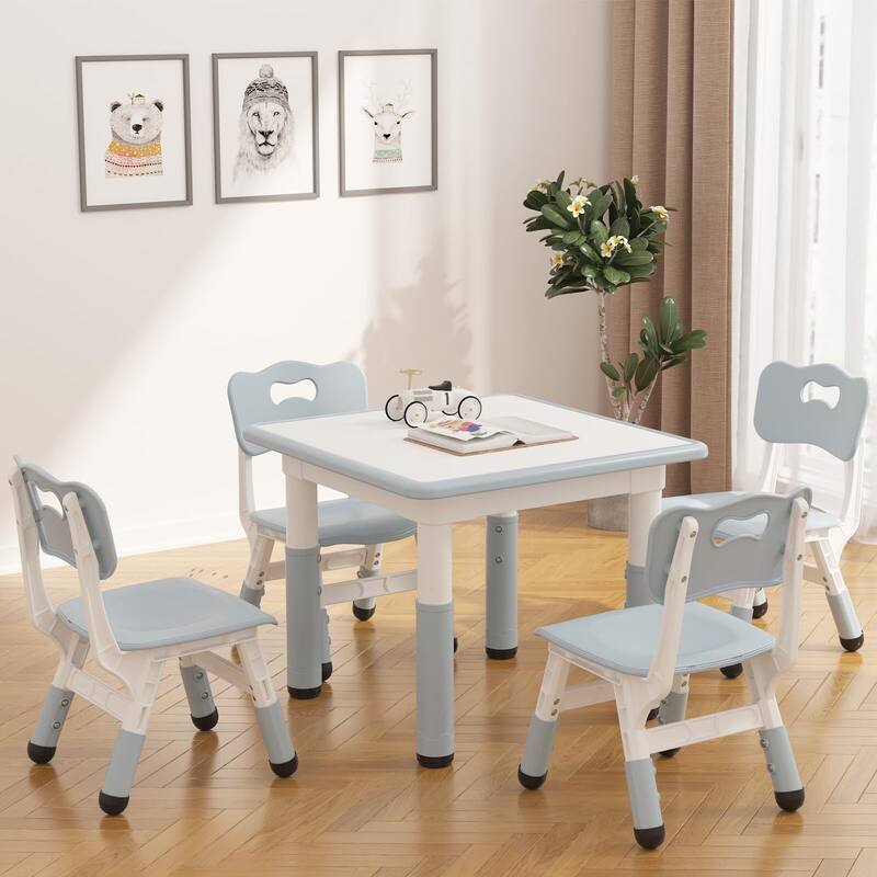 Kids Table and 4 Chairs Set