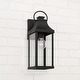 preview thumbnail 5 of 9, Bradford Outdoor 1-light Small Wall Lantern w/ Clear Glass