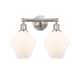 Option Cased Matte White / Satin Nickel