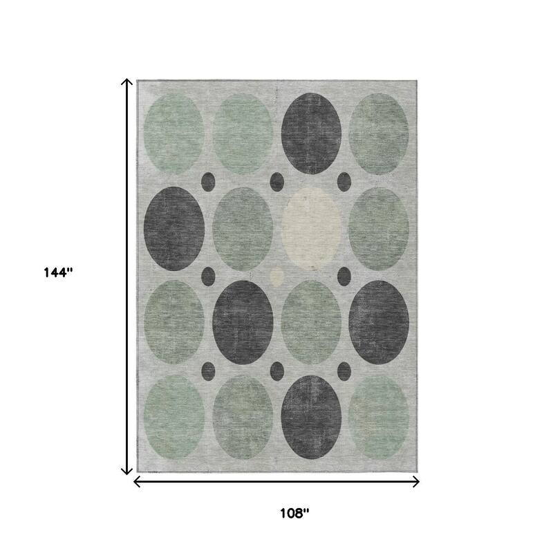 HomeRoots Geometric Transitional Rectangle Outdoor Rug