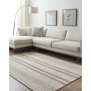 Livabliss Bolu Cottage Striped Area Rug