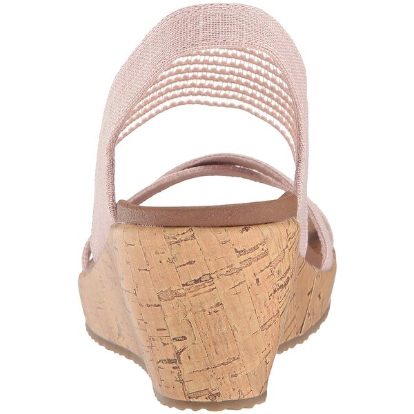 skechers cali beverlee high tea wedge sandal