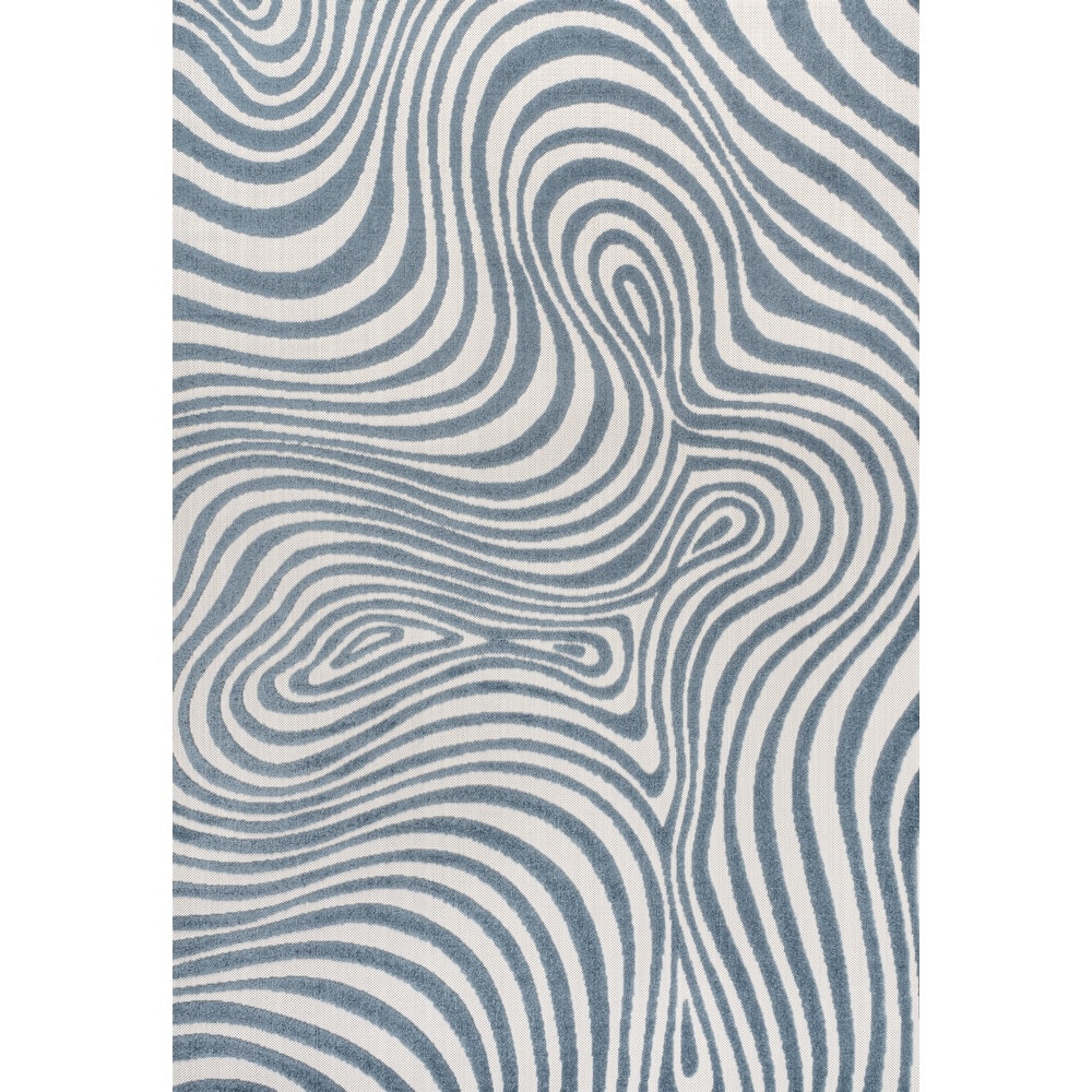 JONATHAN Y Nordby Abstract Groovy Striped Area Rug