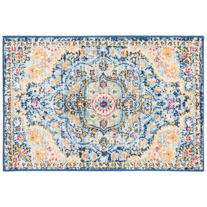 The Curated Nomad Sunset Distressed Vintage Bohemian Rug