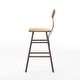preview thumbnail 4 of 10, Rugar 28-inch Acacia Wood Bar Stool (Set of 2) by Christopher Knight Home