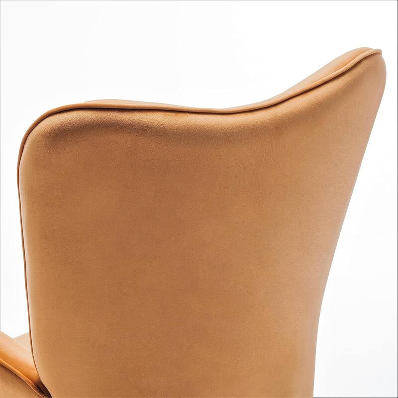 Kreedence 26.38" W Microfiber Accent Chair with Wing Back Design