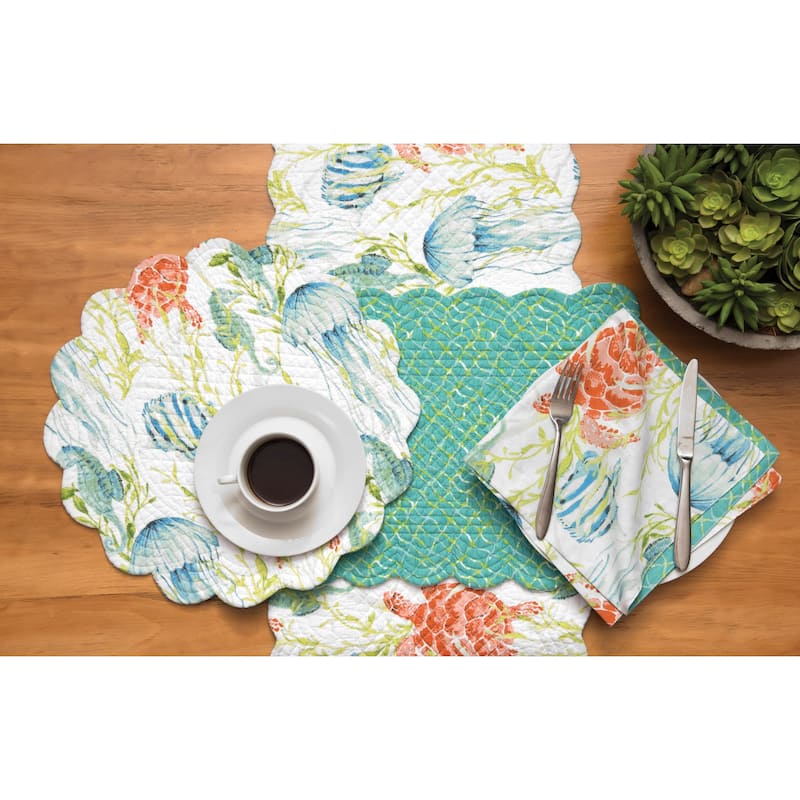 Paradise Sound Round Placemat Set of 6 - Set of 6