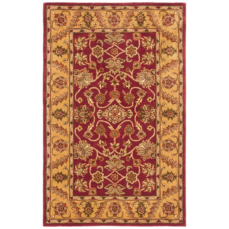 SAFAVIEH Handmade Golden Effie Tomika Traditional Oriental Wool Rug