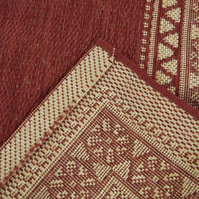 Carew Transitional Border Indoor/Outdoor Area Rug