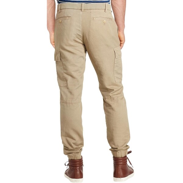 ralph lauren khaki joggers