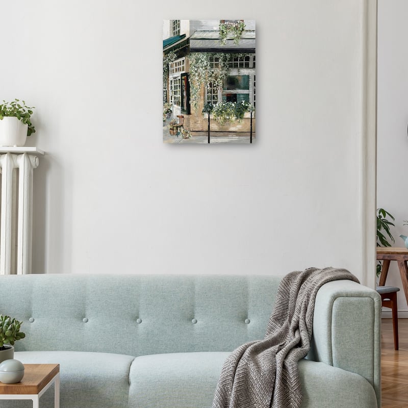 Rue Pavee Crop II By Studio Arts Canvas Art Print