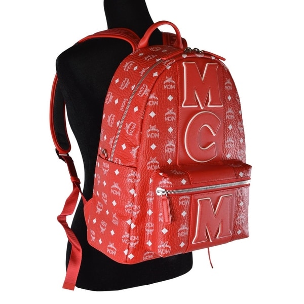 mcm backpack stripe