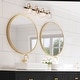 preview thumbnail 4 of 20, Modern Gold 2/4-Light Bathroom Vanity Light Textured Glass Wall Sconce