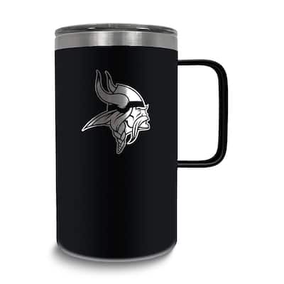 NFL Minnesota Vikings Stainless Steel 18 Oz. Hustle Mug with Lid