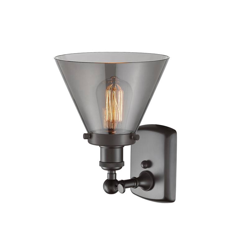 Innovations Lighting Large Cone 8" Wide Bathroom Sconce