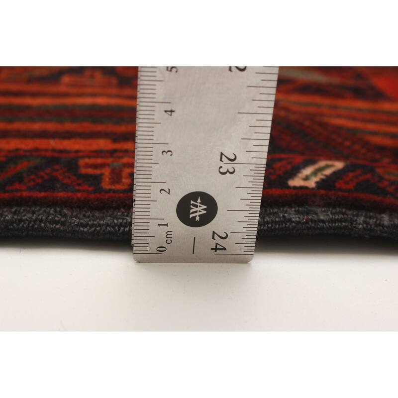 Teimani Burgundy Rug 3'1" x 4'7" - 3'1 x 4'7