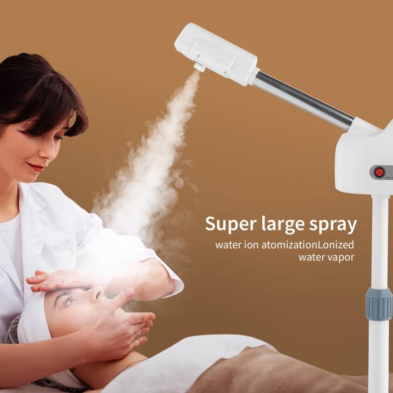 2 in 1 Facial Steamer with 3X Magnifying Lamp for Home Beauty Salon, Personal Skin Care Deep Cleaning