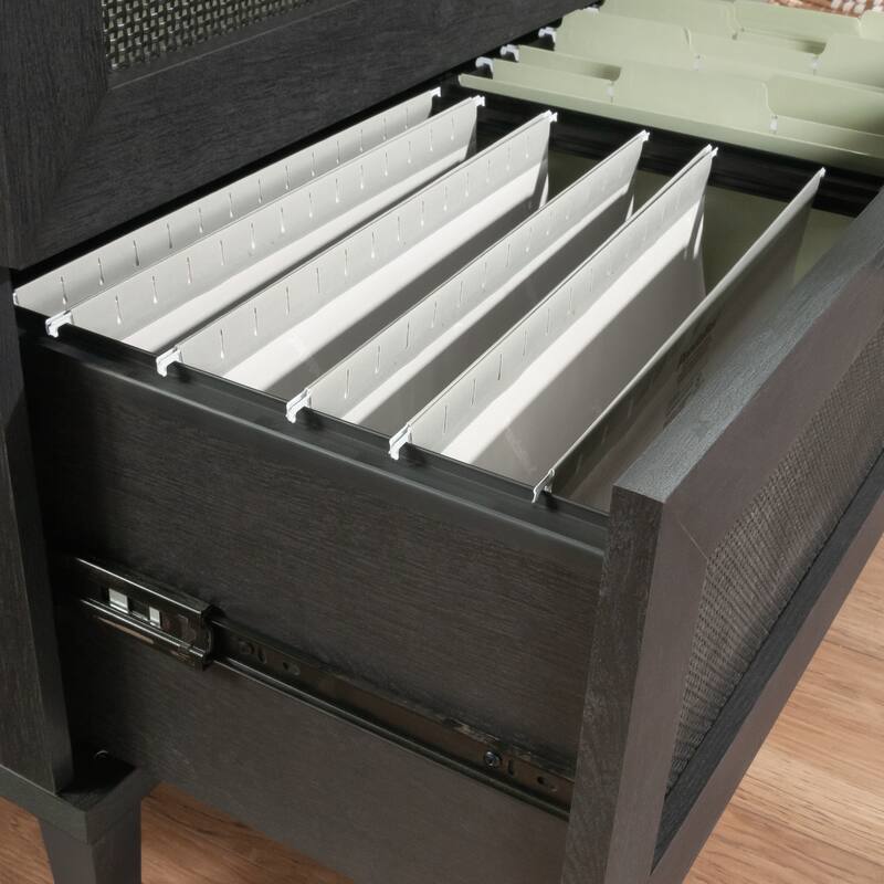 Lateral File, File Cabinet , Office Storage Cabinet Black finish