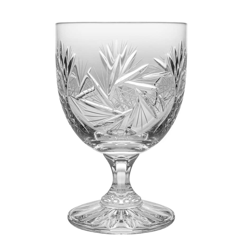 Cut Crystal Dessert Cups -Ice Cream Bowl 8 Oz.- Set of 6